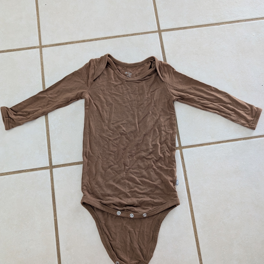 Kyte BABY Cocoa Long Sleeve Bodysuit